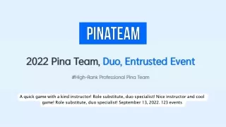 Pina Team Duo Rank Menu Board