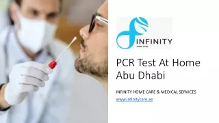 PCR Test At Home Abu Dhabi