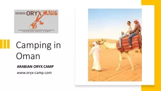 Camping in Oman_