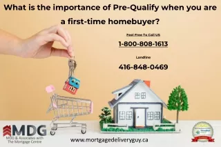 what is the importance of pre qualify when you are