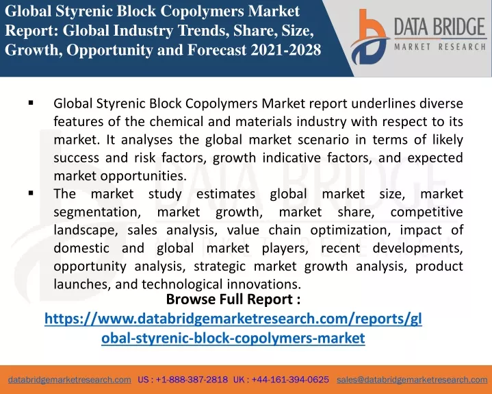 global styrenic block copolymers market report