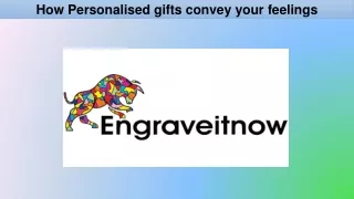 how personalised gifts convey your feelings