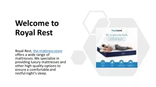 welcome to royal rest
