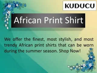 African Print Shirt