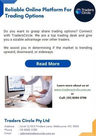 Reliable Online platform for trading options