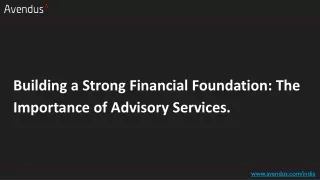 building a strong financial foundation