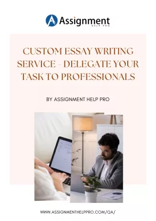 Custom Essay Writing Service - Delegate Your Task to Professionals