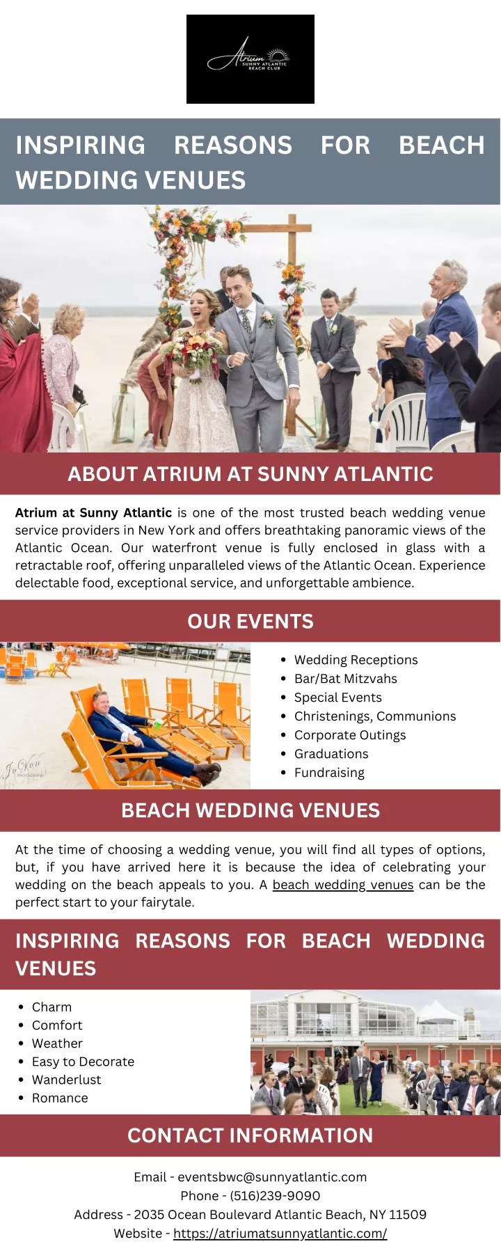 inspiring reasons for beach wedding venues