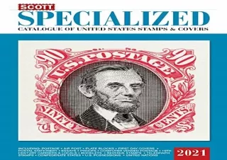 (PDF/DOWNLOAD) Scott Specialized Catalogue of United States Stamps & Covers 2021