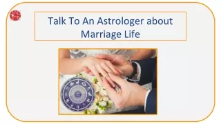 Talk To An Astrologer about Marriage Life