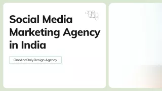 Social Media Marketing Agency in India