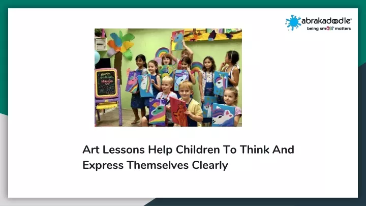 art lessons help children to think and express