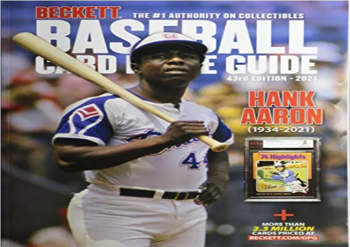 PPT DOWNLOAD/PDF Beckett Baseball Card Price Guide 43 free