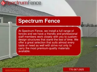 Spectrum Fence