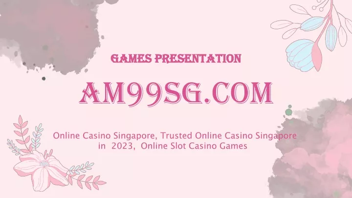 games presentation am99sg com