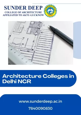architecture colleges in delhi ncr