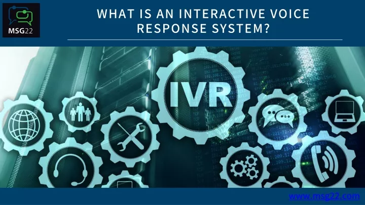 what is an interactive voice response system