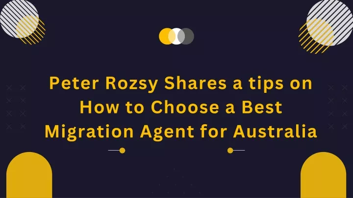 peter rozsy shares a tips on how to choose a best