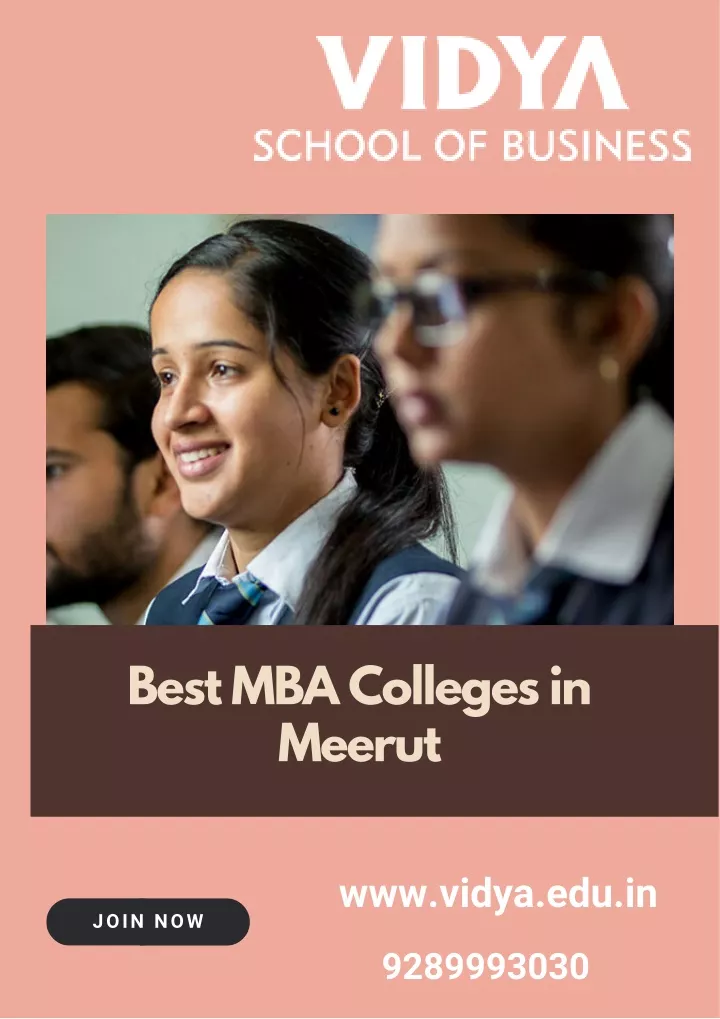 best mba colleges in meerut