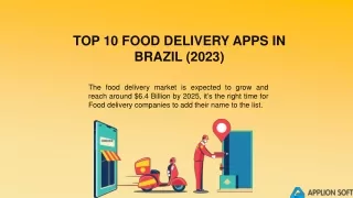 top 10 food delivery apps in brazil 2023