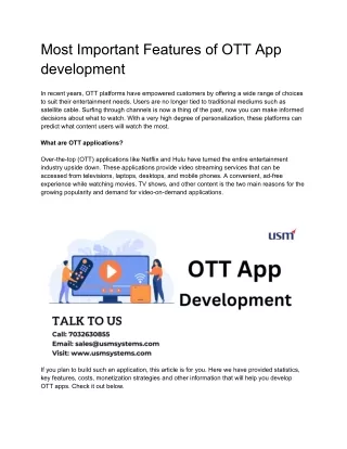 BLog-ott platform - Google Docs