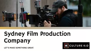 Sydney Film Production Company - Culture Kid Films