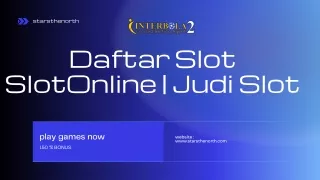 Daftar Slot Online - starsthenorth.com