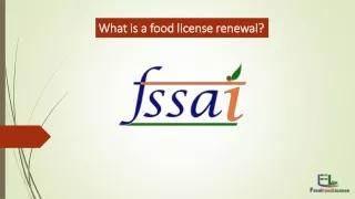 fssai food license renewal