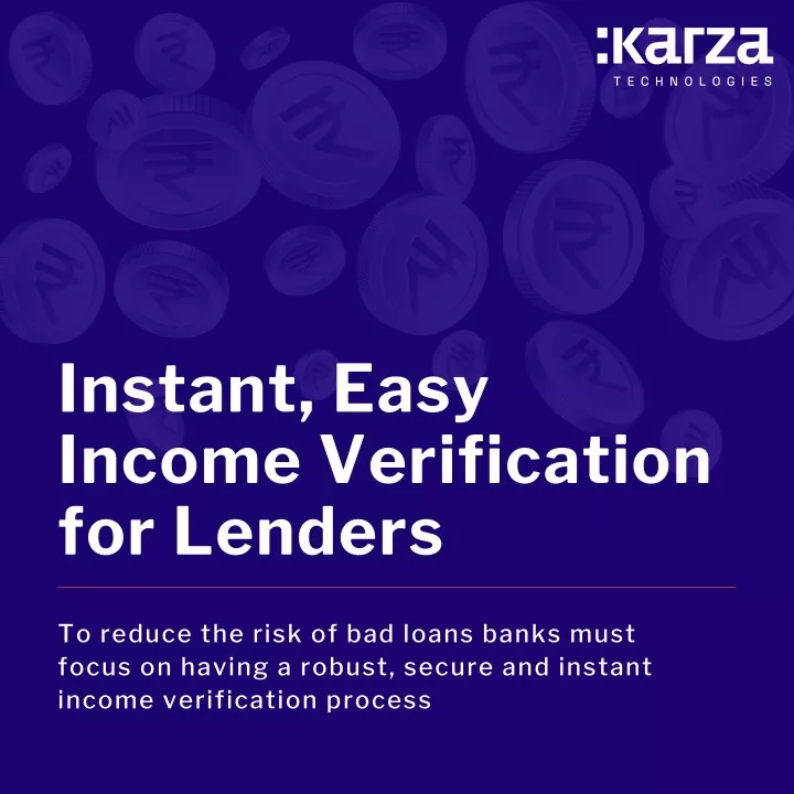 instant easy income verification for lenders