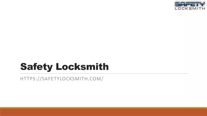 safety locksmith