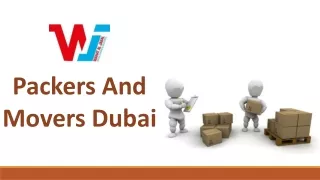 Packers and Movers Dubai