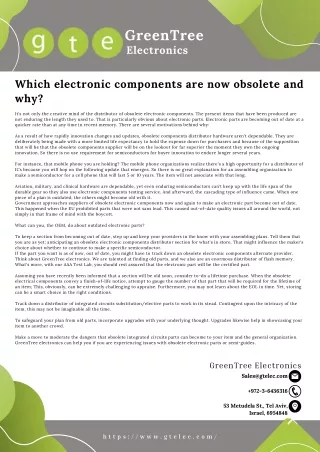 Which electronic components are now obsolete and why