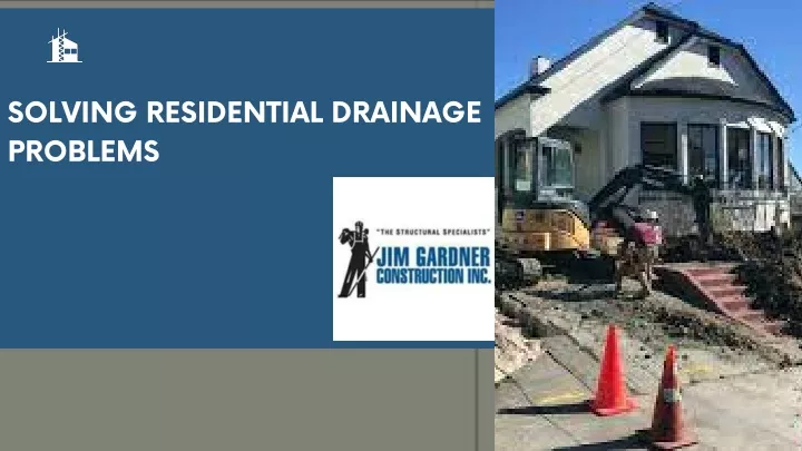 solving residential drainage problems