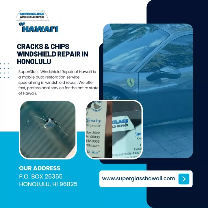 cracks chips windshield repair in honolulu