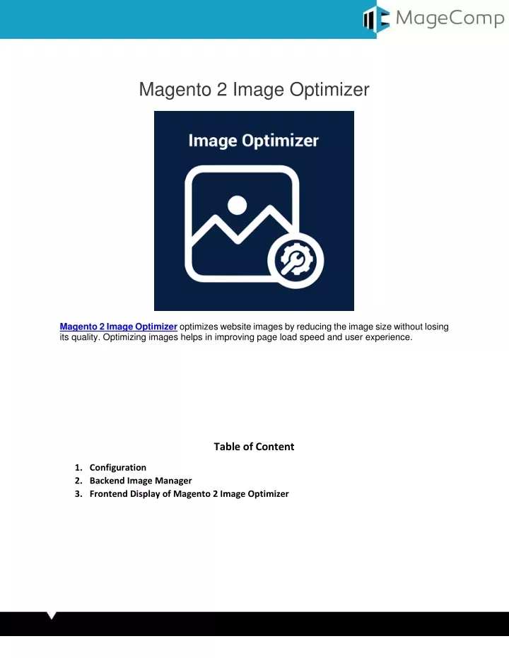 magento 2 image optimizer