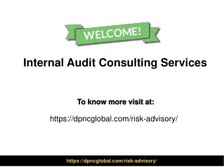 internal audit consulting services