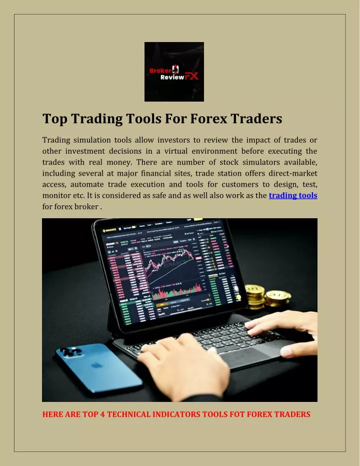 top trading tools for forex traders