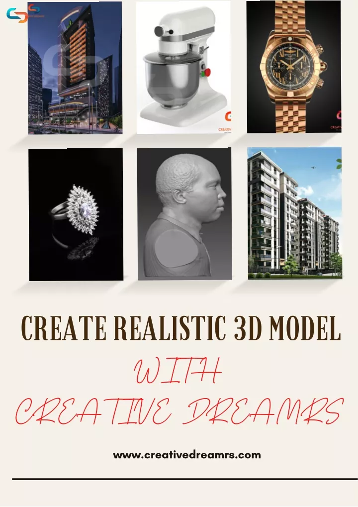 create realistic 3d model