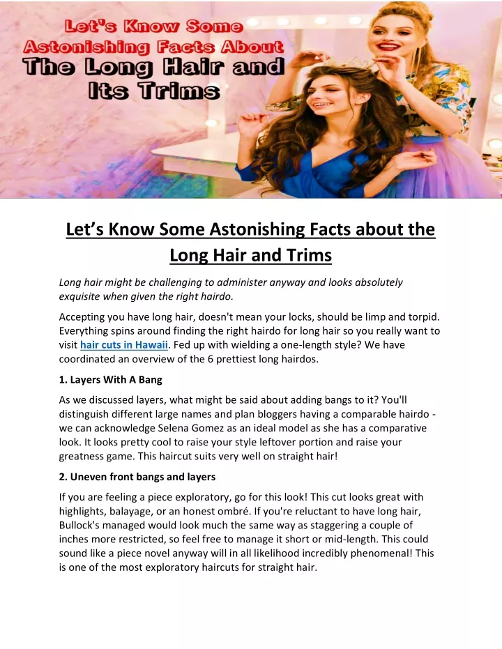 let s know some astonishing facts about the long