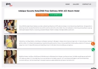 Udaipur Escort Service With Russian Call Girls At Low Price
