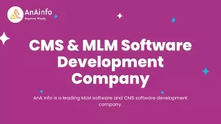 CMS & MLM Development Company