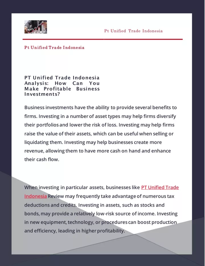 pt unified trade indonesia