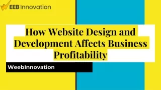 How Website Design and Development Affects Business Profitability