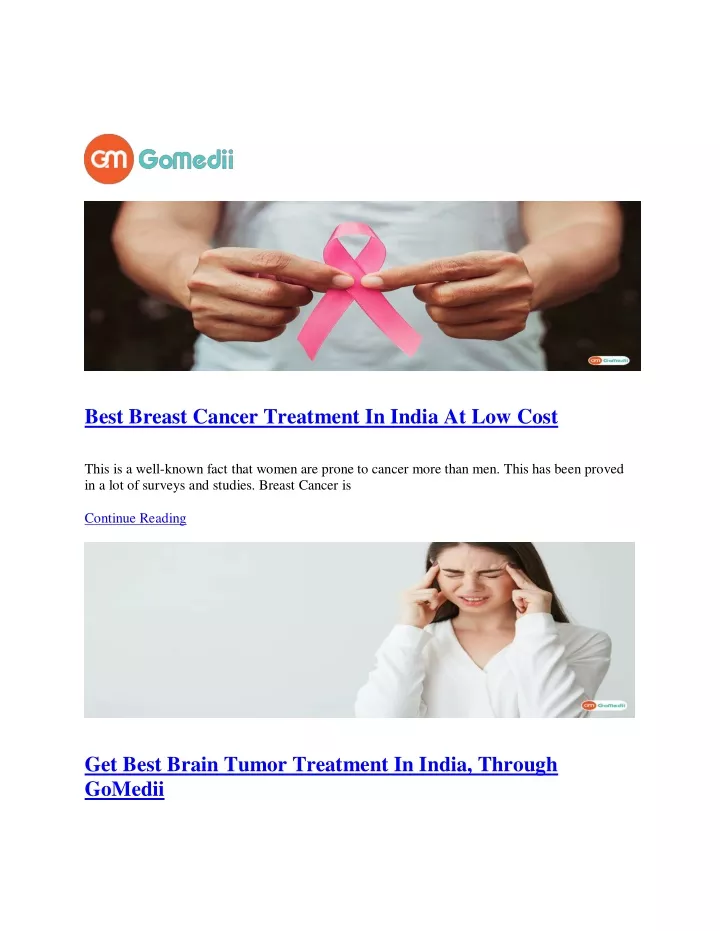 best breast cancer treatment in india at low cost