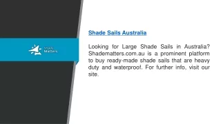 shade sails australia looking for large shade