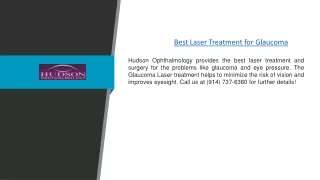 Best Laser Treatment for Glaucoma