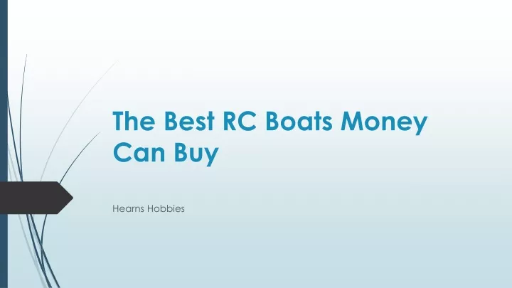 the best rc boats money can buy