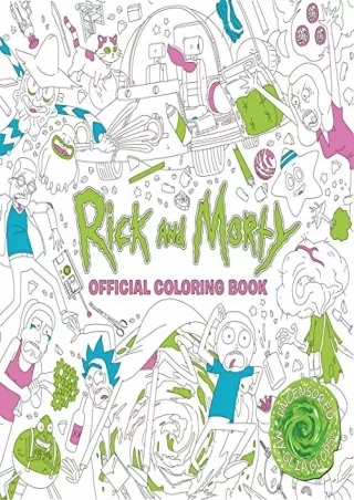 ((DOWNLOAD)) [PDF] Rick and Morty Official Coloring Book