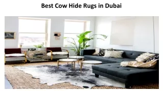 Best Cow Hide Rugs in Dubai