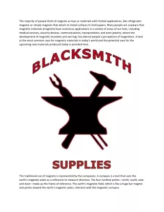 Magnets and Blacksmith Supplies Australia's high Quality and Customer Service